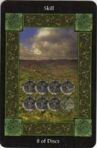 8 Disks Sacred Circle deck by Anna Franklin http://www.merciangathering.com/